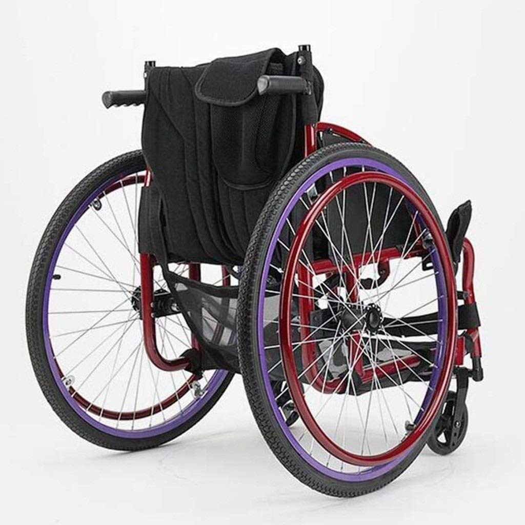 MU Ocio, Empuje Autopropulsada de Diseño Ergonómico Plegable Rápido Desmontaje Inicio Al Aire Libre Vespa de Sillas de Ruedas Y Deportes