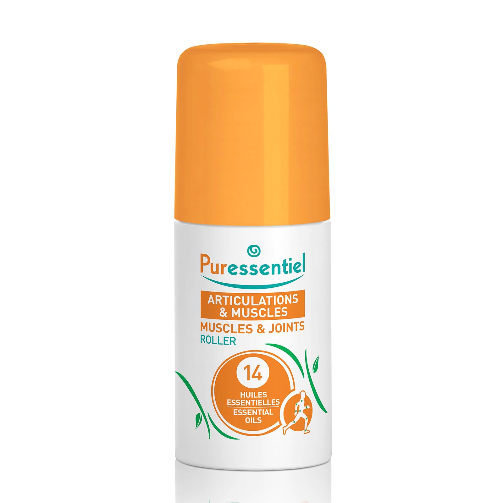 Puressentiel Muscles & Joints Roller 75ml - Tested efficacy, immediate and lasting effect, aches & pains, 100% natural origin, 14 essential oils