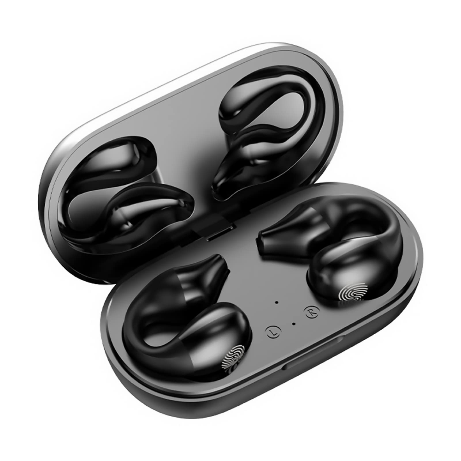 CHICHIYANG TWS Wireless Bluetooth 5.2 Headphones Ear Clip HiFi Music Bone Conduction Concept Earphones Stereo Sports Open Earbuds-image-29