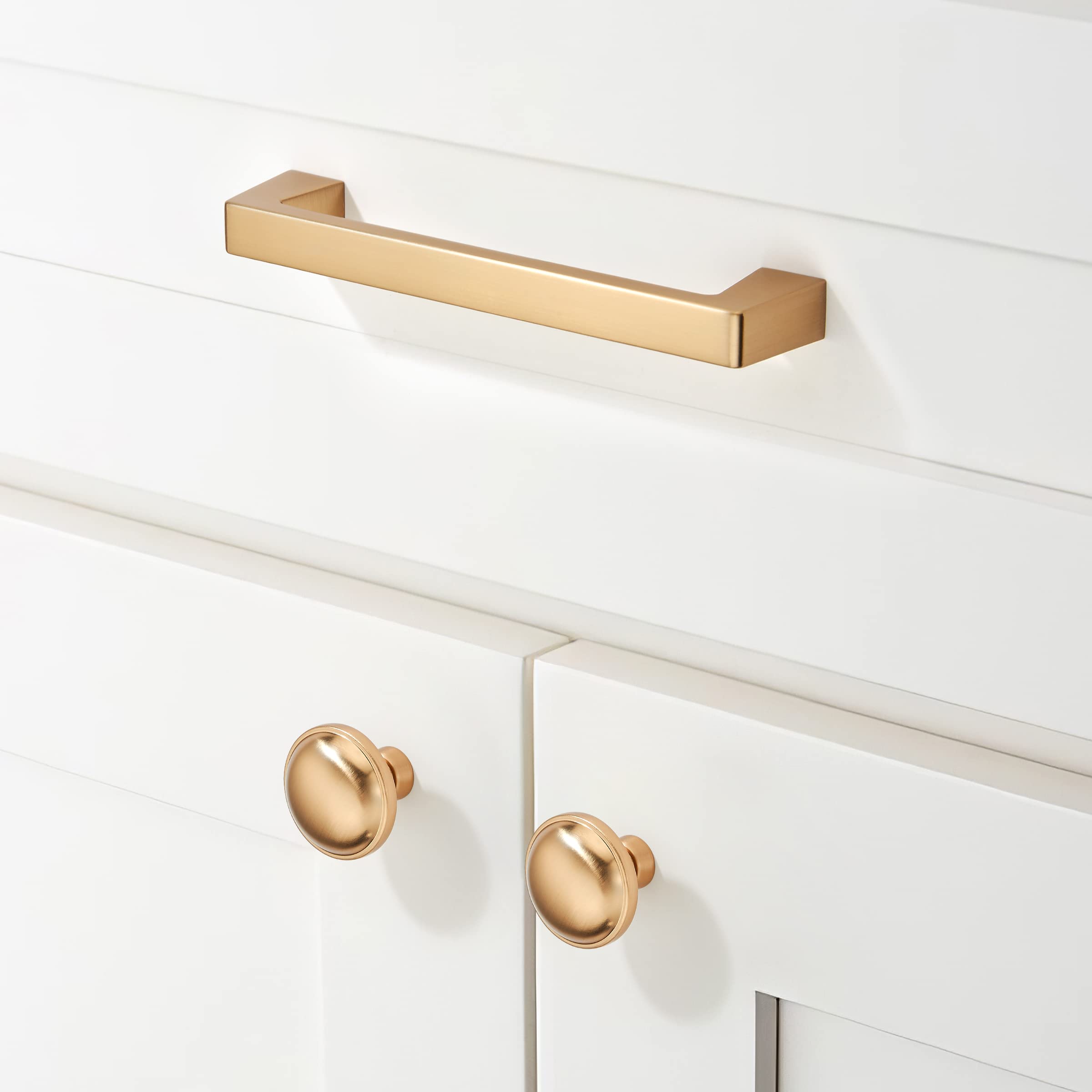 Cup Champagne Bronze Cabinet Pull - 8026576CB, 3 in (76 mm) — KHTUMEWARE