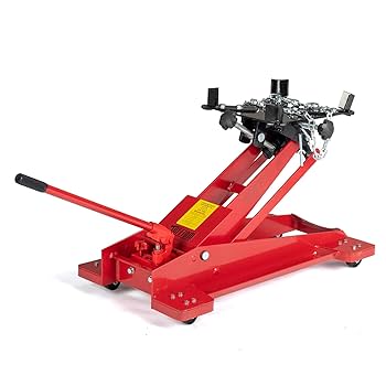 ECUTEE 200kg Transmission Jack - 185-590mm, 4 Swivel Castors
