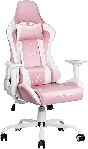 Miniatura 8 de Silla de computadora VIT para videojuegos con respaldo alto de PC, ergonómica silla de escritorio de oficina giratoria E-Sports silla de cuero con