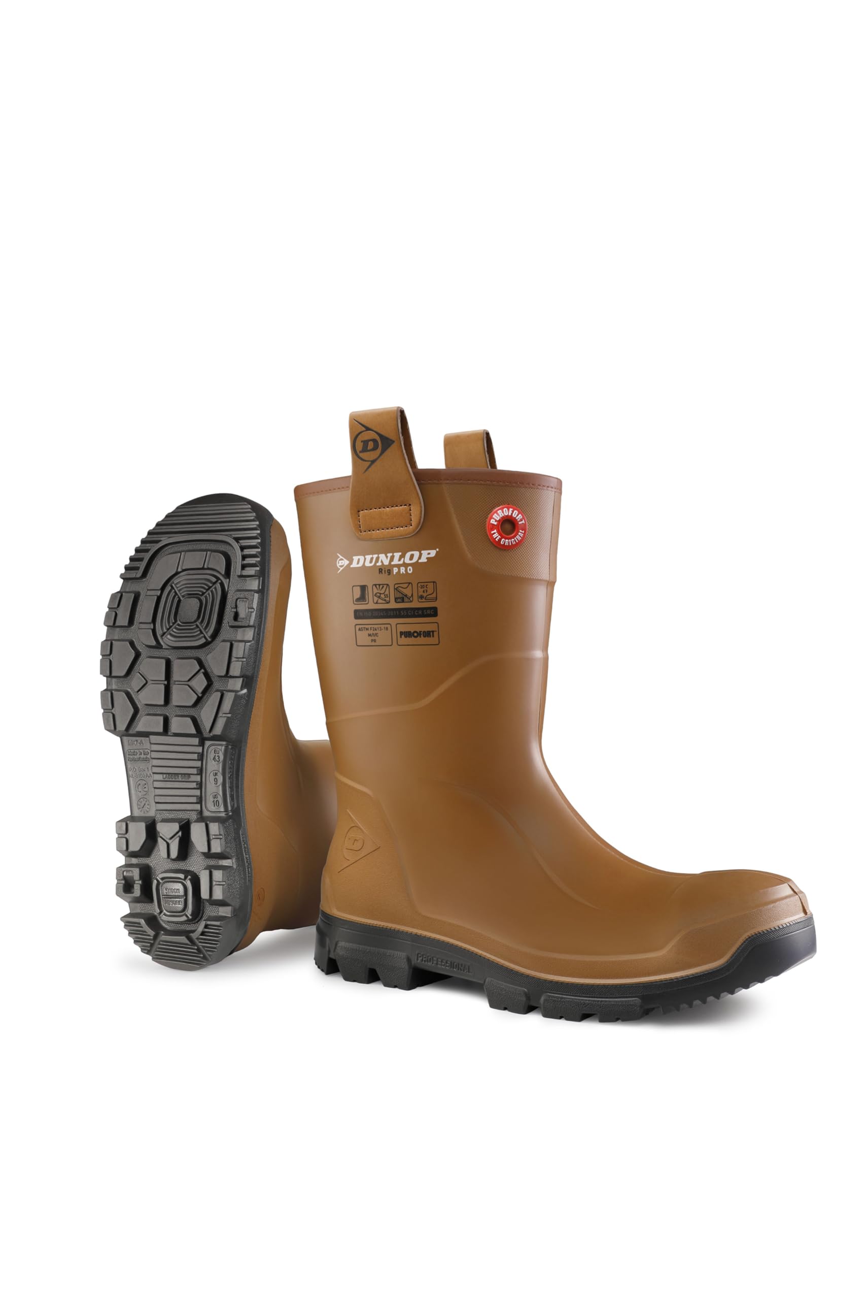 Dunlop Protective Footwear, LJ2HR48, Fodera In Pelliccia Di Sicurezza Completa Purofort Rigpro, Taglia 39 Eu-image