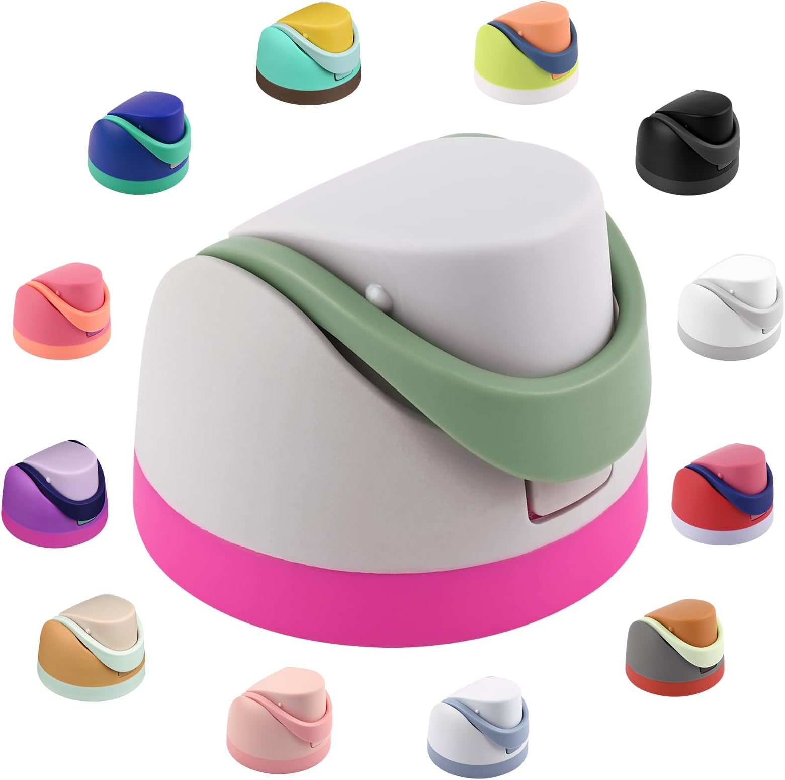 Replacement Cap for Owala Freesip Bottle, One Button Water Bottle Top Lid Accessories Compatible with Owala Cup 16oz 24oz 32oz 40oz, BPA-Free, No Water Leakage, Light Grey