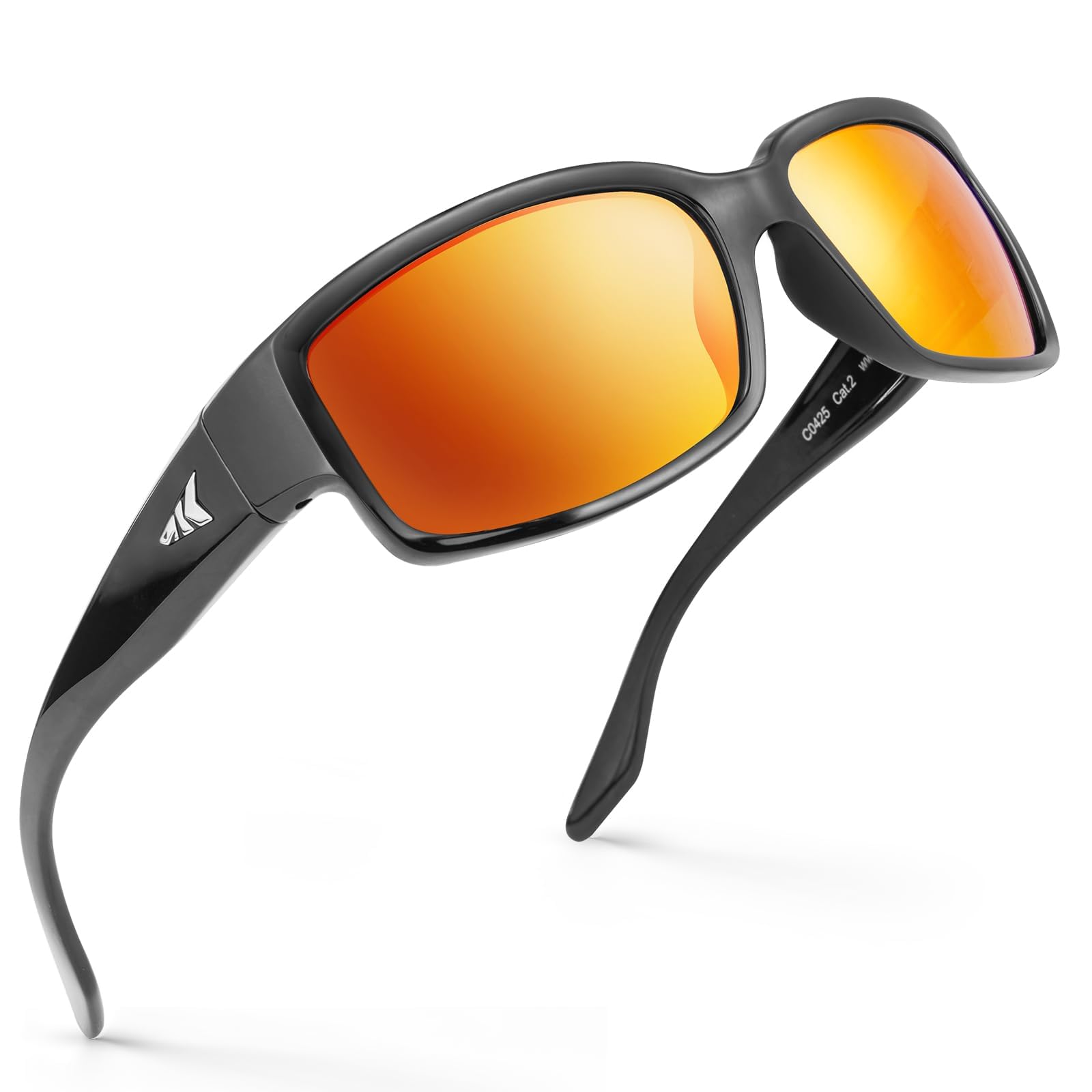 Skidaway Polarized Sport Sunglasses for Men and Women,Ideal for Driving Fishing Cycling and Running,UV Protection