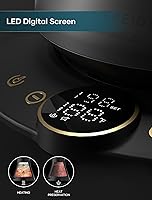 Vista 6 de Gooseneck Electric Kettle with ±1℉ Temperature Control for Pour Over Coffee & Tea, Quick Heating, BPA-Free Stainless Steel, Built-in Brew Timer