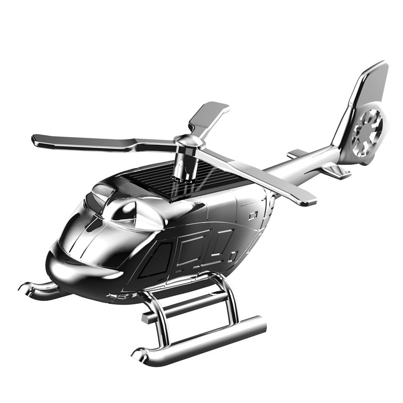 YROHGKPN Solar Dashboard Ornament Remote Control Helicopter Figurine
