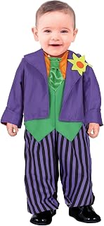 FIESTAS GUIRCA | Charmanter Narr Kostüm für Kinder - Overall für Jungen - Superhelden-, Bösewicht- und Mr. Smile Kostüme für Halloween, Karneval und Kostümpartys - Ideal für Kinder