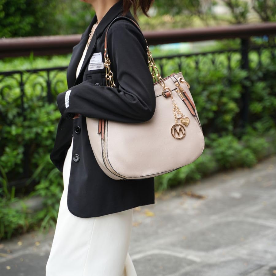 Bolso Tote para mujer con monedero de cuero vegano miniatura 2