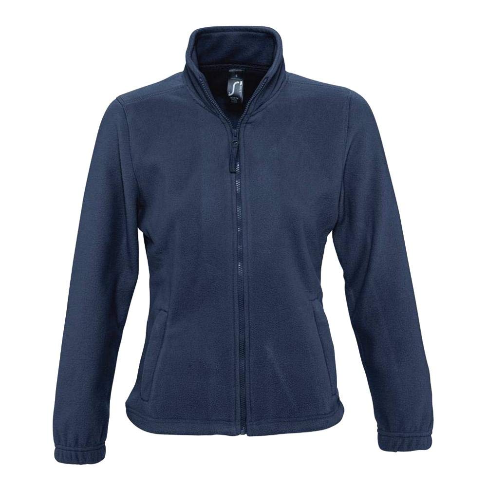 SOL'S Fleecejacke North Damen Fleecejacke mit Antipilling-Fleece, 300 g/m2, vegan, Oeko-Tex 100, gefütterter Stehkragen
