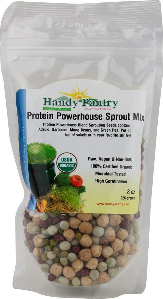HANDY PANTRY Organic Sprouts Protein Powerhouse Blend, 8 OZ