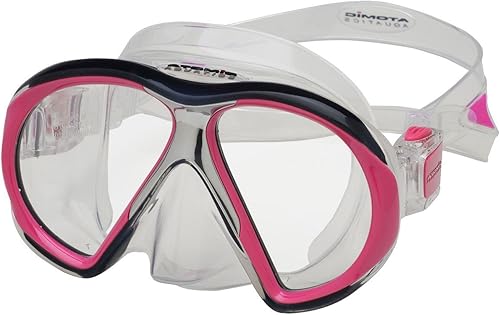 Atomic Aquatics - Máscara de buceo SubFrame de ajuste medio con lentes ultra transparentes disponible en Yaxa Peru