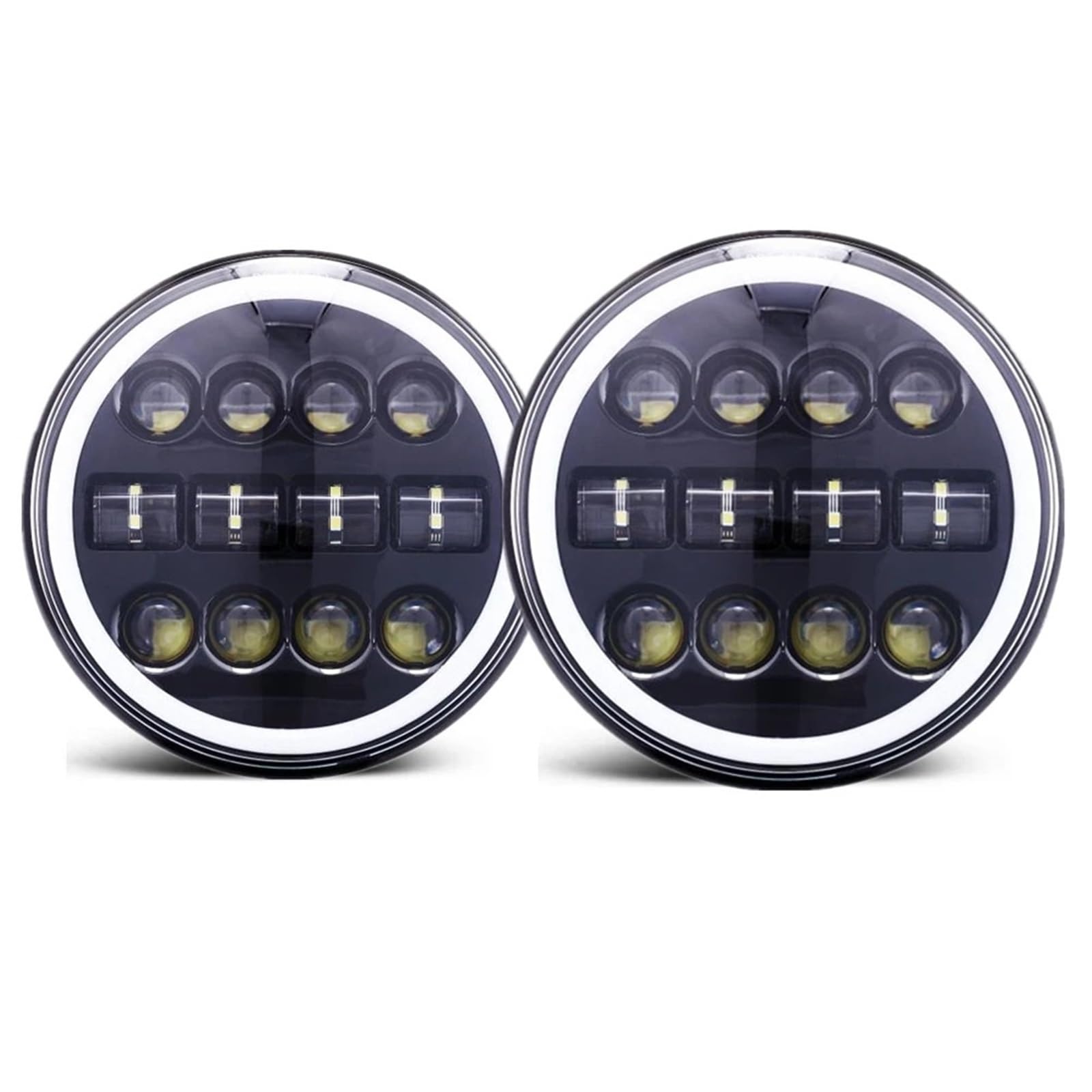 LED Oświetlenie pomocnicze Do Suzuki Samurai SJ410 7 Cal LED Okrągłe