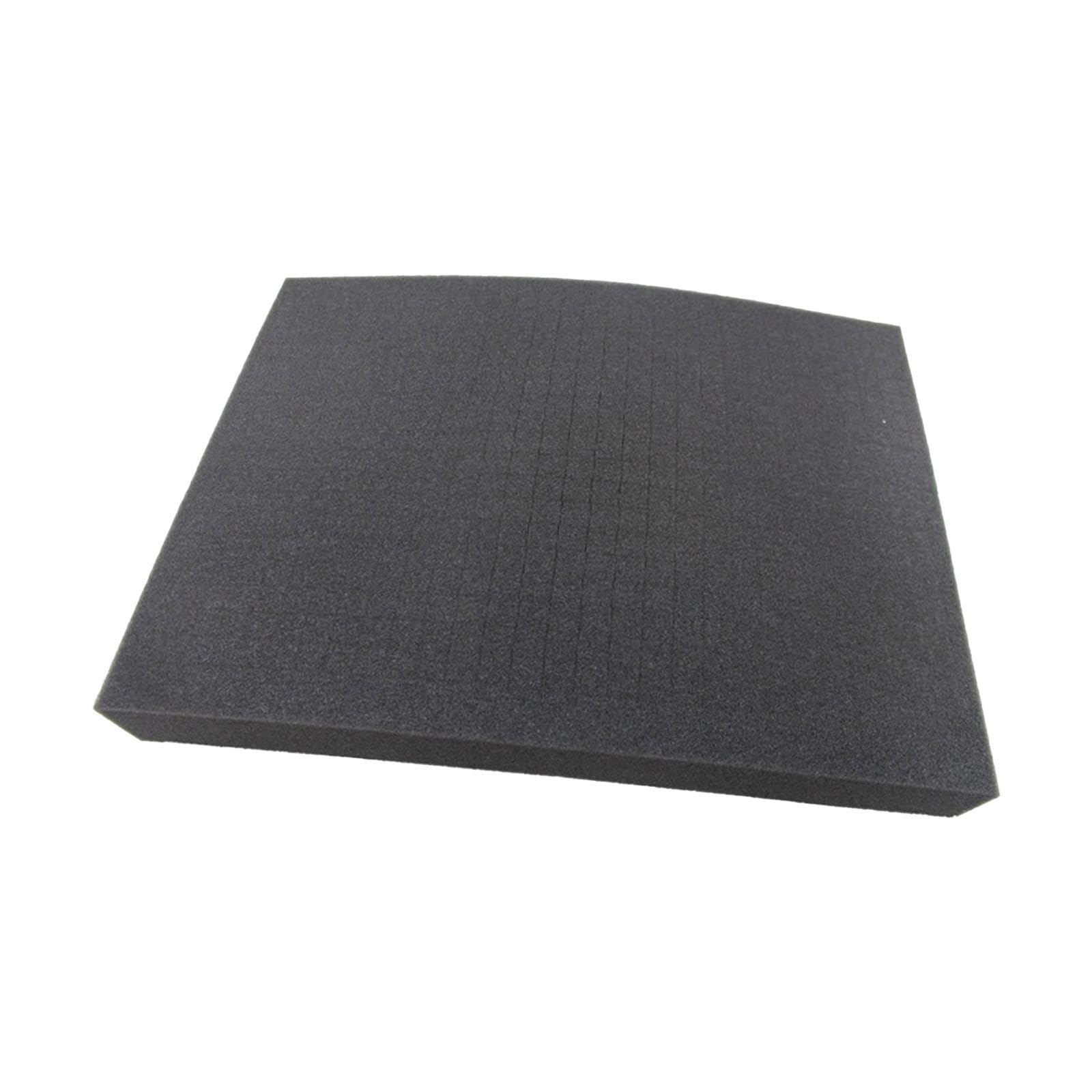 Zambuph Black Customizable Shockproof Sponge Foam Inserts Deliver Optimal Against Jarring Impacts During Transport Foam Sheet Insert Packing Pads Cuttable, 50X50x4cm