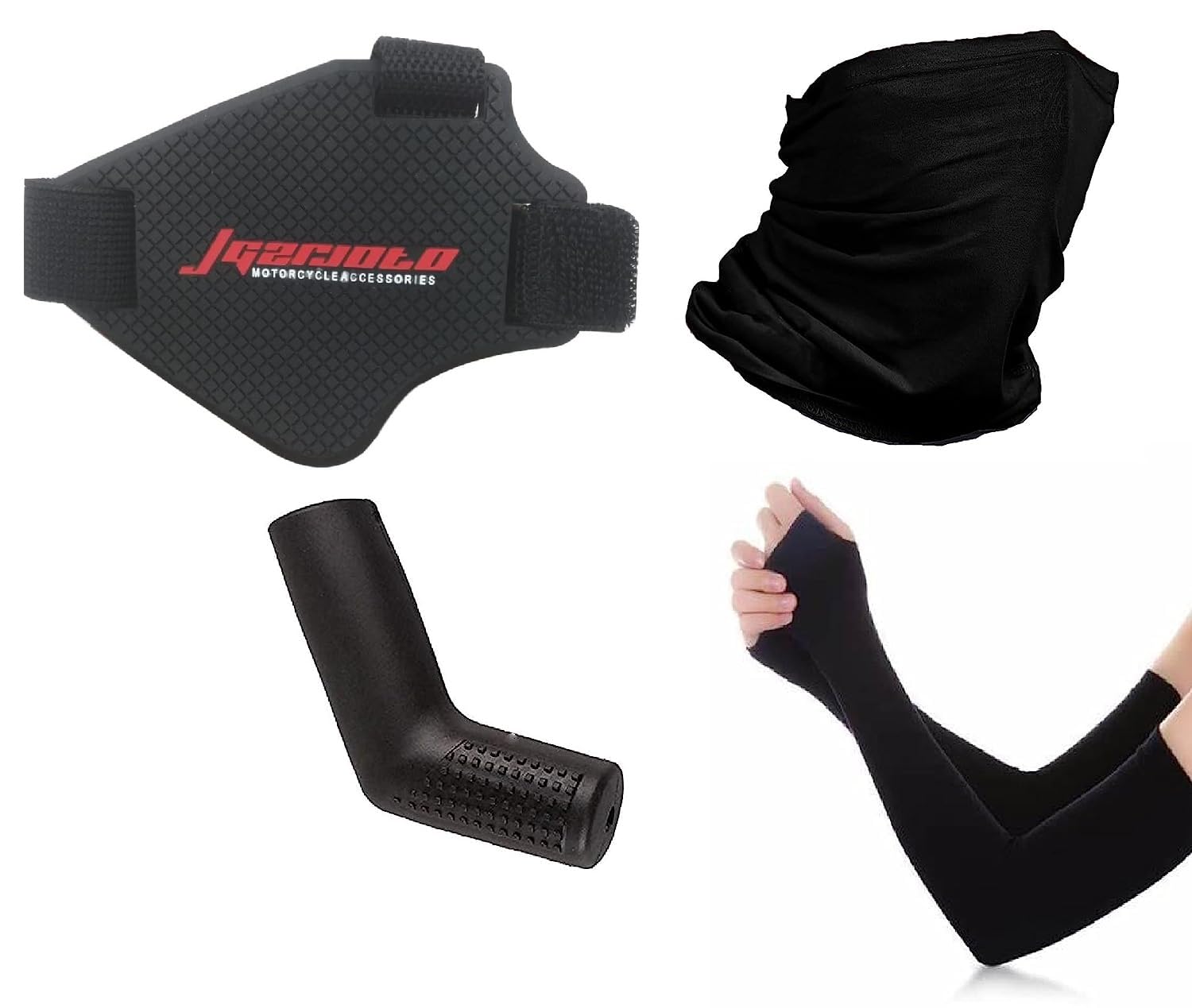 Gear Shift Rubber Cover, Gear Shift Rubber Cover, Arm Sleeve and Face Cover Combo Pack for Men