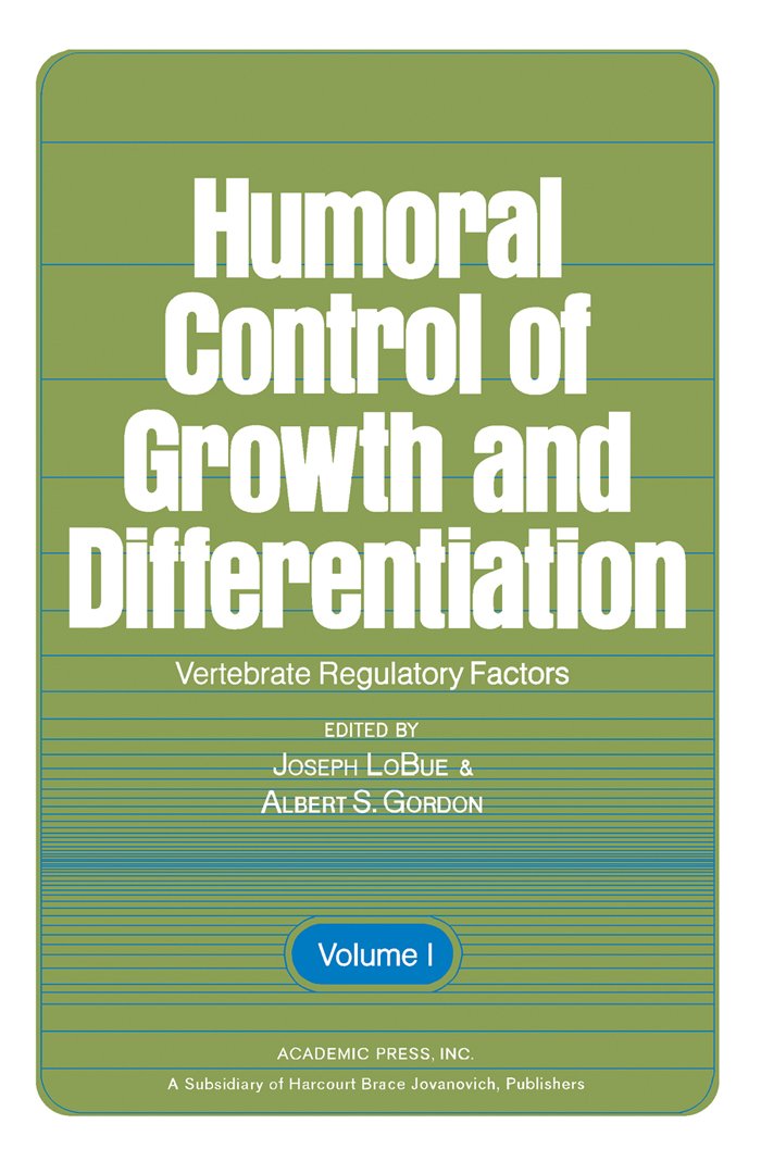 Amazon Humoral Control of Growth And Differentiation Vertebrate