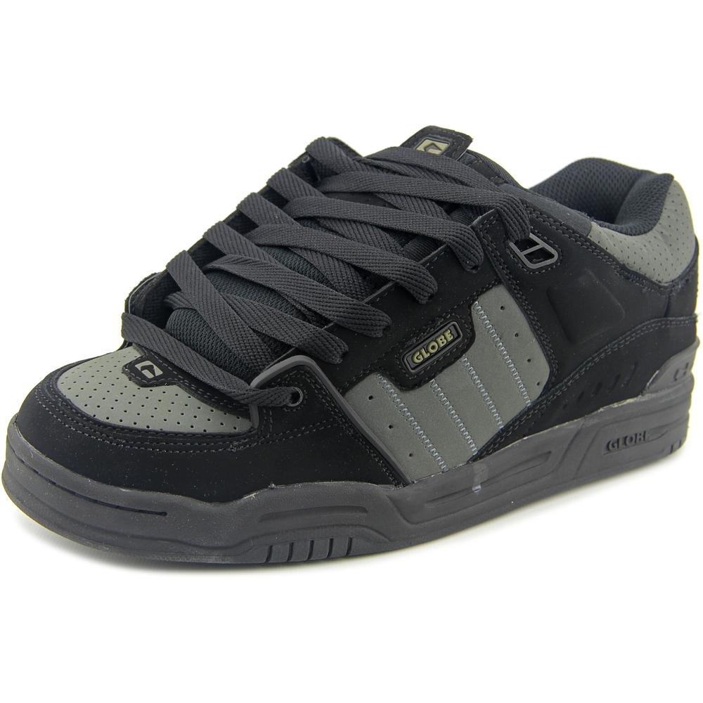 Globe Mens Fusion Skate Shoes, Black/Gunmetal, 7 M US