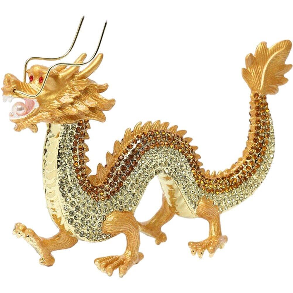Statue de Dragon Chinois en Strass pour harmoniser une pièce sombre