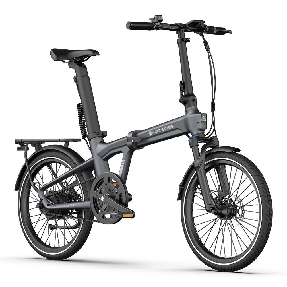 ADO E-Bike Air20Pro/Ultra, Electric Bikes,BAFANG Bürstenloser Motor,klapprad Pedelec,Riemenantrieb,20 Zoll, 2/3 Gang, ADO APP,2,4"-IPS-Display,ebike Damen/Herren