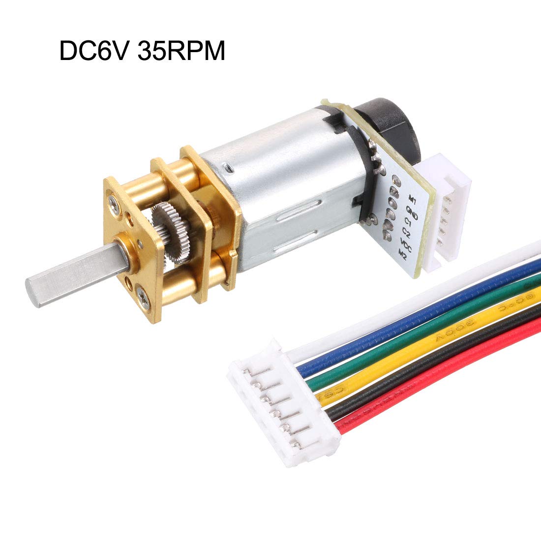 Amazon.com: uxcell GA12-N20 6V 35RPM DC Gear Motor with Encoder