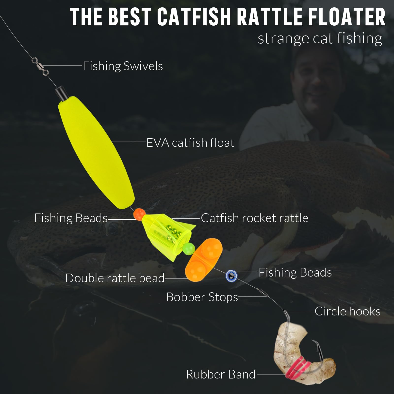 Snapklik.com : THKFISH Catfish Rigs Making Kit, 127 PCS Catfish Rig ...