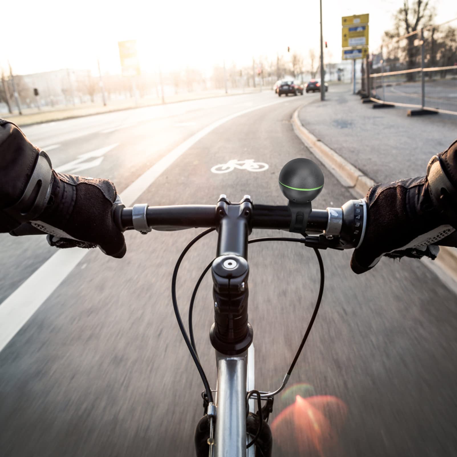 BESPORTBLE Lot De 5 Sonnettes De Vélo Électriques Pliables pour Enfants Klaxon Électronique Sonnette De Guidon Fournitures Universelles pour Vélo