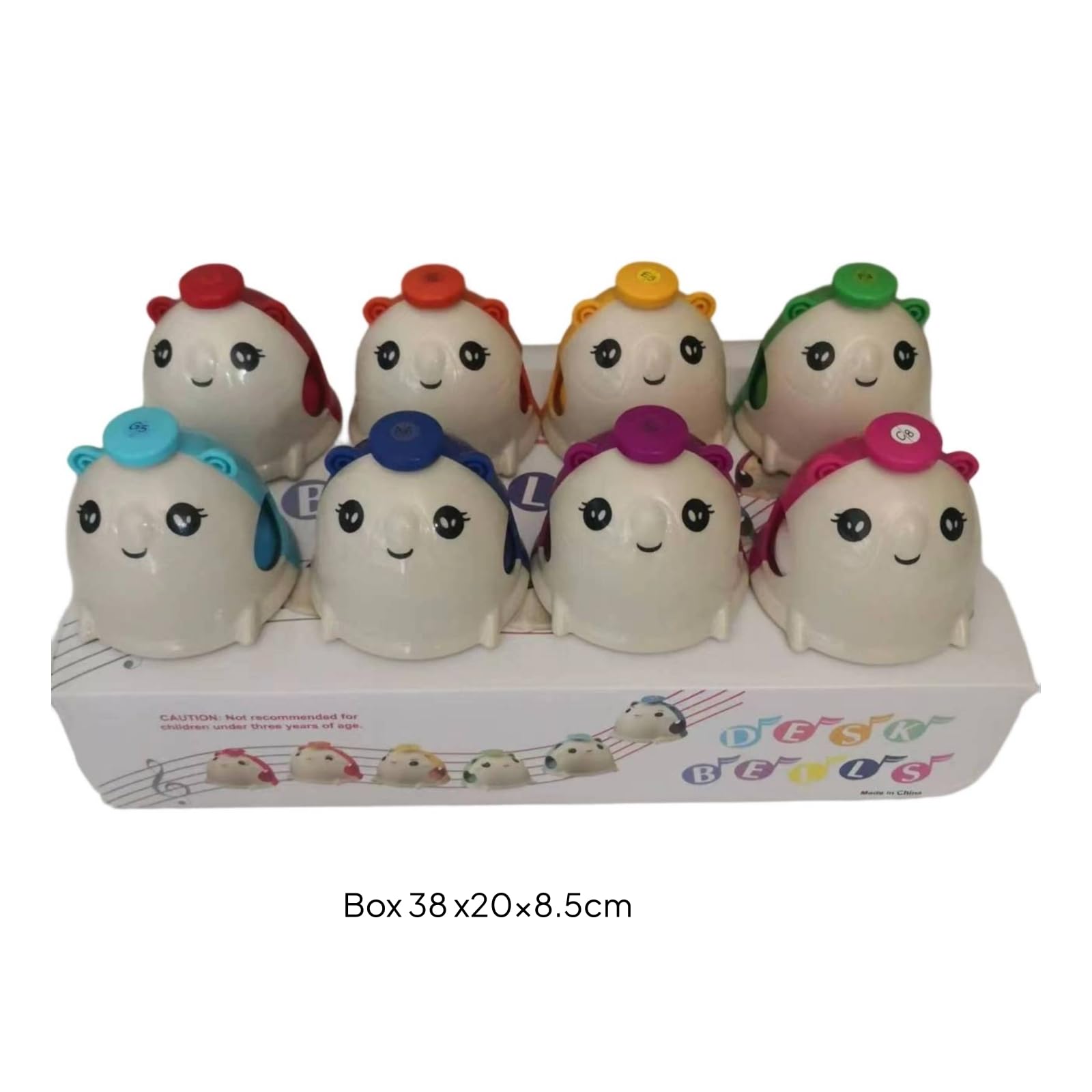 Baoblaze 8 Pezzi Campanella a Forma di | Per Bambini, Facili da Suonare, Campanella a Percussione, Scuola prescolare
