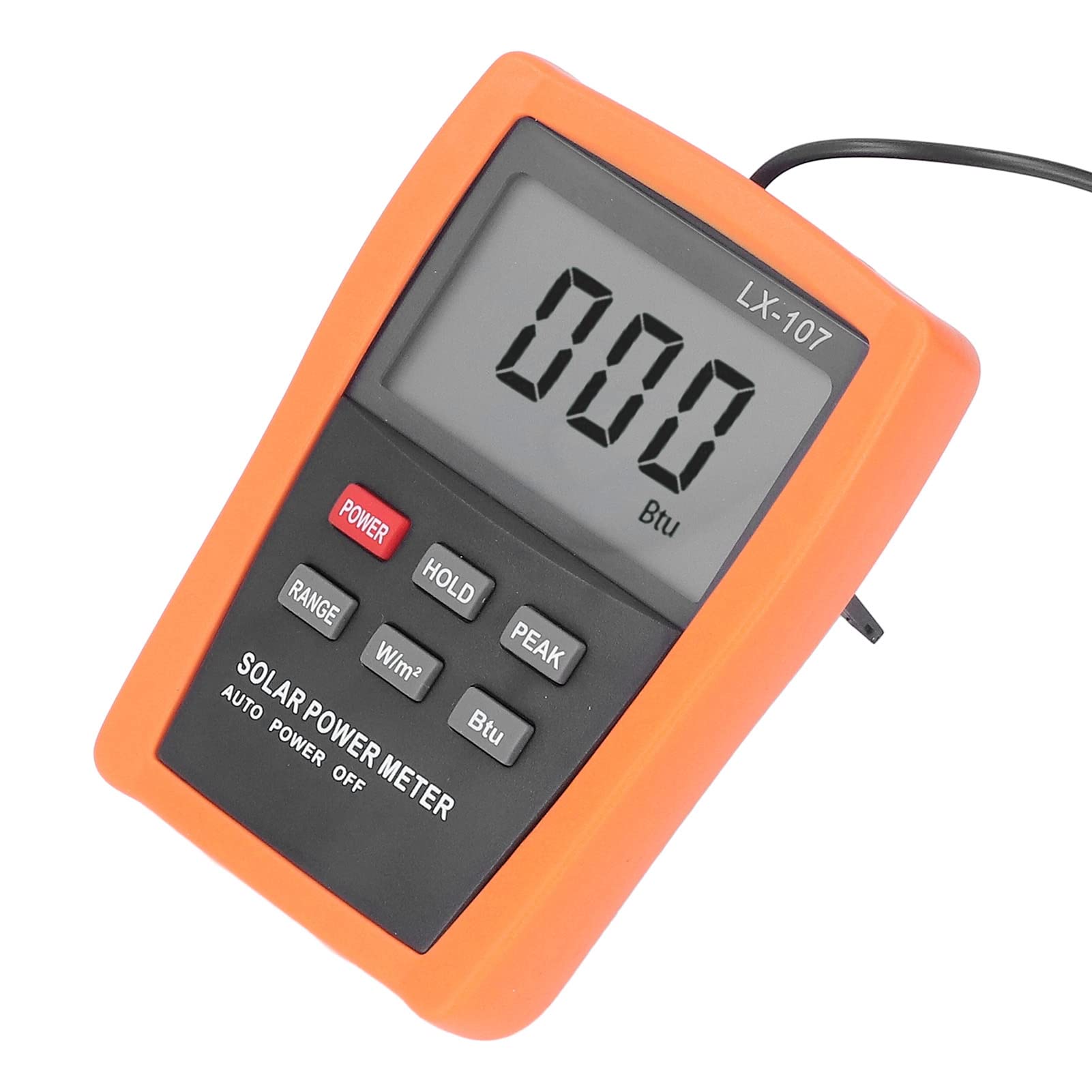 Misuratore Digitale di Energia Solare, Conservazione dei Dati Campionamento Rapido Misuratore di Energia Solare Misuratore di Energia Solare Ad Alta Precisione con Bussola