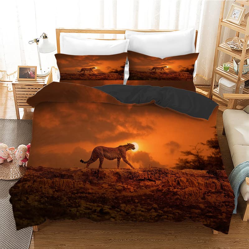 Housse de couette 160x200 microfibre sans repassage fermeture éclair