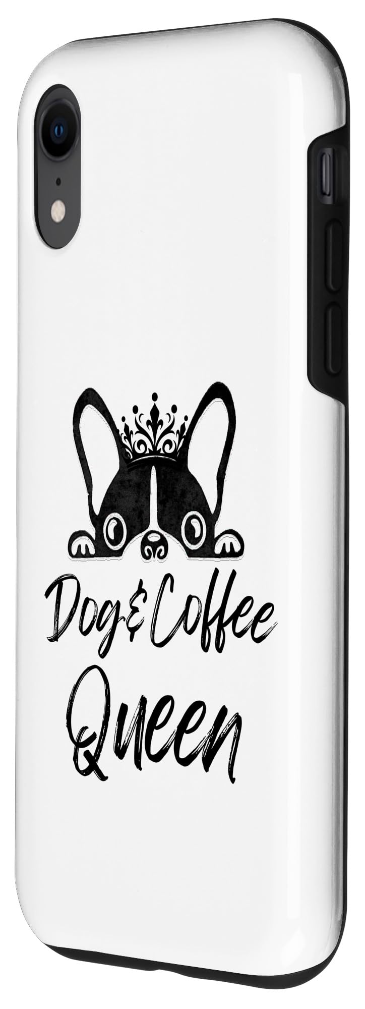 iPhone XR Dog & Coffee Queen Classic Case - Image 2