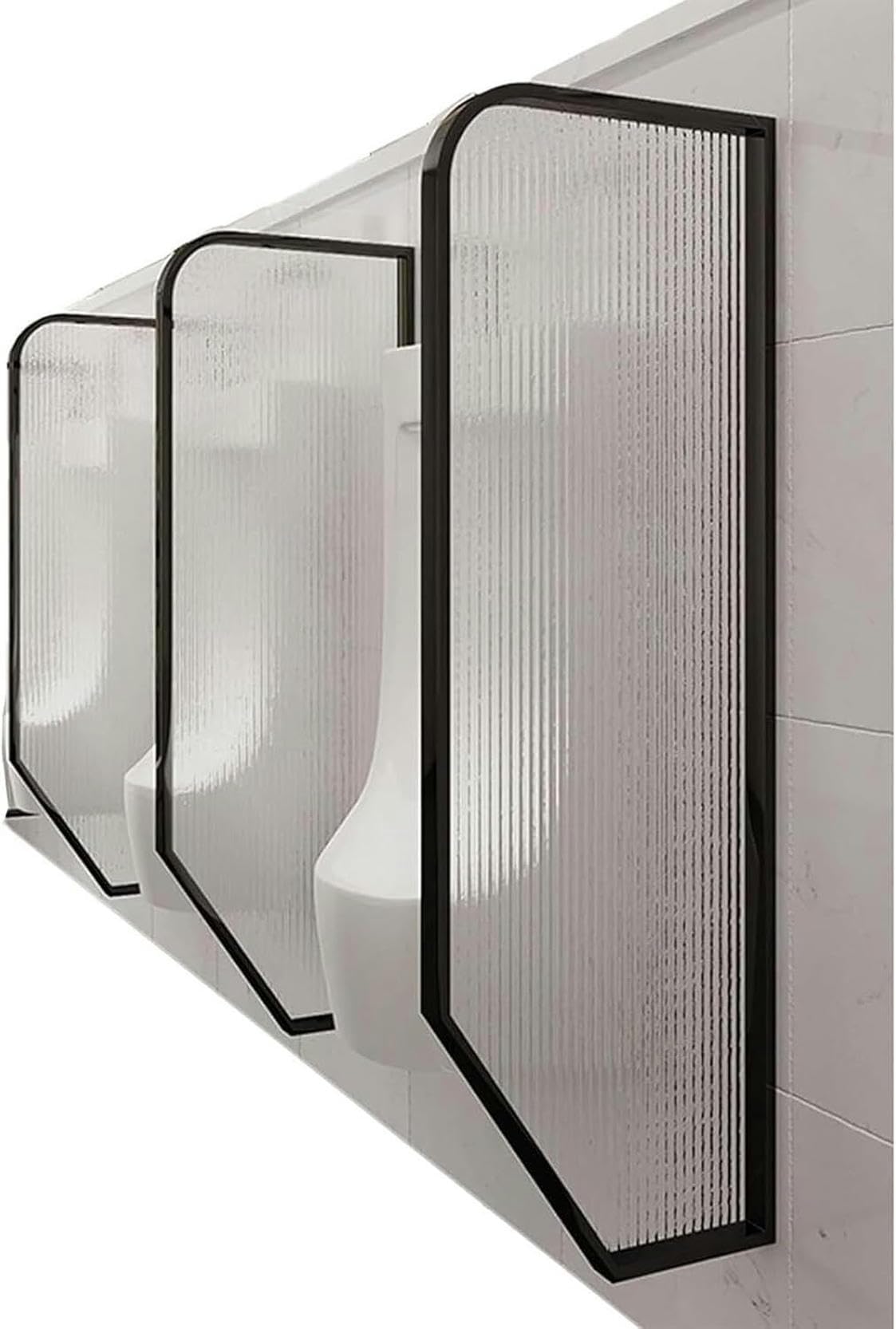BKSXSOP Urinal Privacy Screen, Wall Mounted Baffle Partition for Public Toilet, School & Commercial Places, 1PCS/3PCS Optional