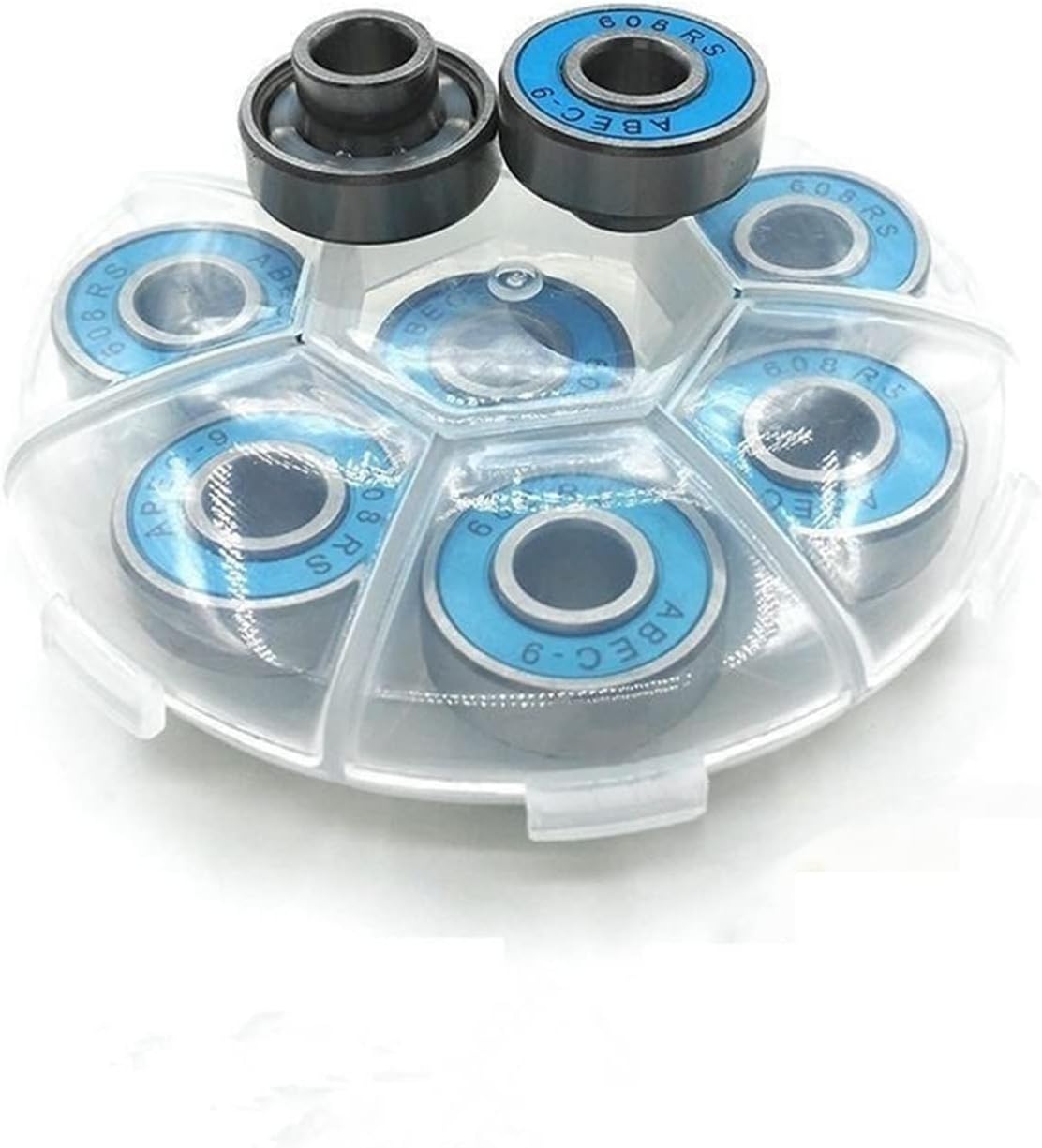 NOVOCE Bearings 8PCS 608 Ceramic Ball Skateboard Bearing