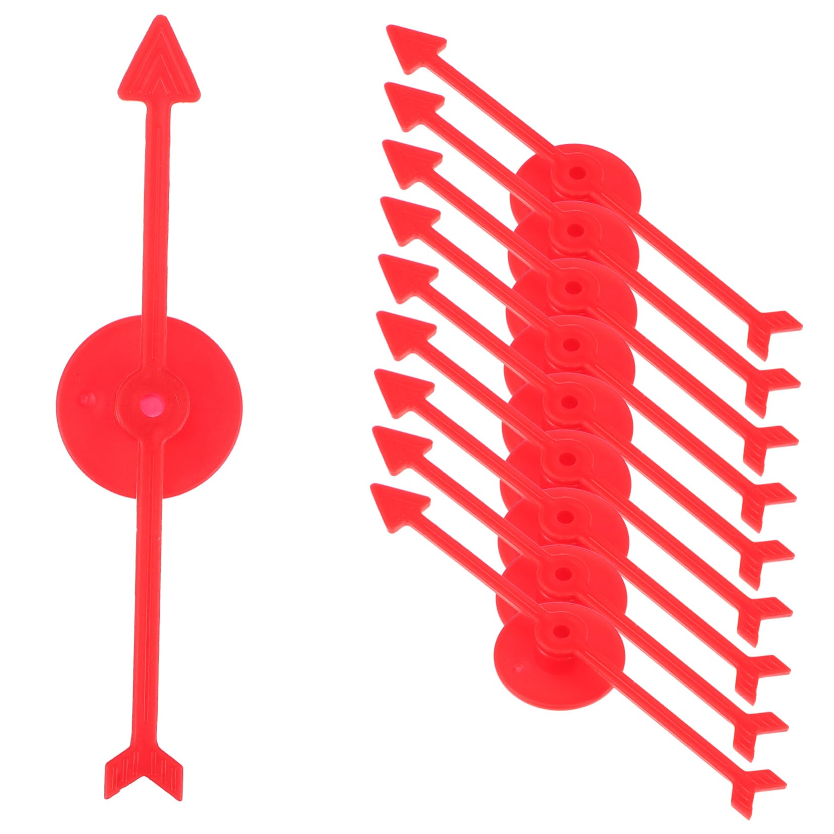 SUPVOX Fidget Fortune Board Kit 10pcs Turn Plate Prize Turn Table for Boys and Girls and Adults