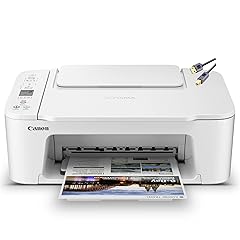 Canon PIXMA 3722 Color Inkjet All-in-One Printer | Print Copy Scan | Wireless | Mobile Printing | Print Up to 7.7 ipm | Up to 60 Sheets Capacity | 1.5" LCD | Wi-Fi (2.4 or 5 GHz) + Printer Cable