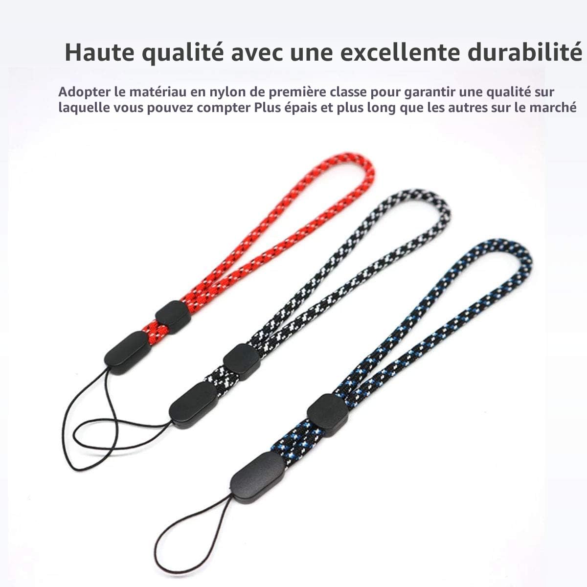 Poppstar - 10x Bracelet pour téléphone mobile, appareil photo
