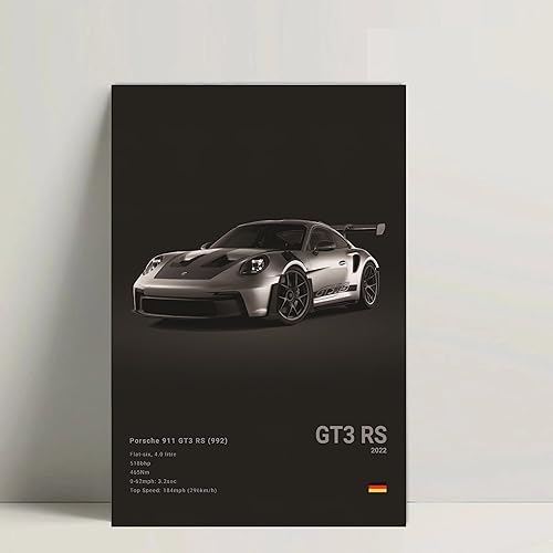 Miniatura 5 de Póster de Supercar 911 GT3RS - Póster de carreras para pared, lienzo vintage, arte de pared, pósteres de pintura en lienzo para regalo de