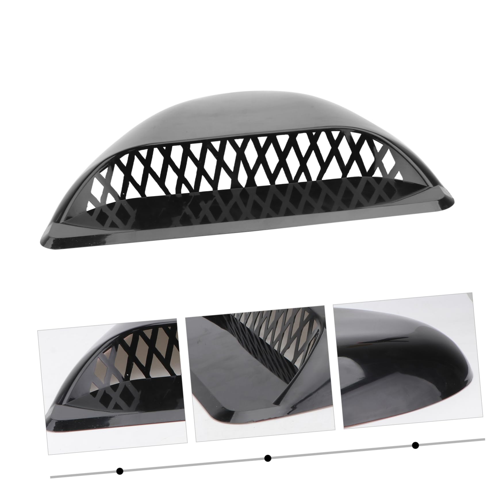 ABOOFAN Simulated Air Outlet Car Accessory for Hood Decoration High Strength Durable for Engine Hood Personalization and Custom Style