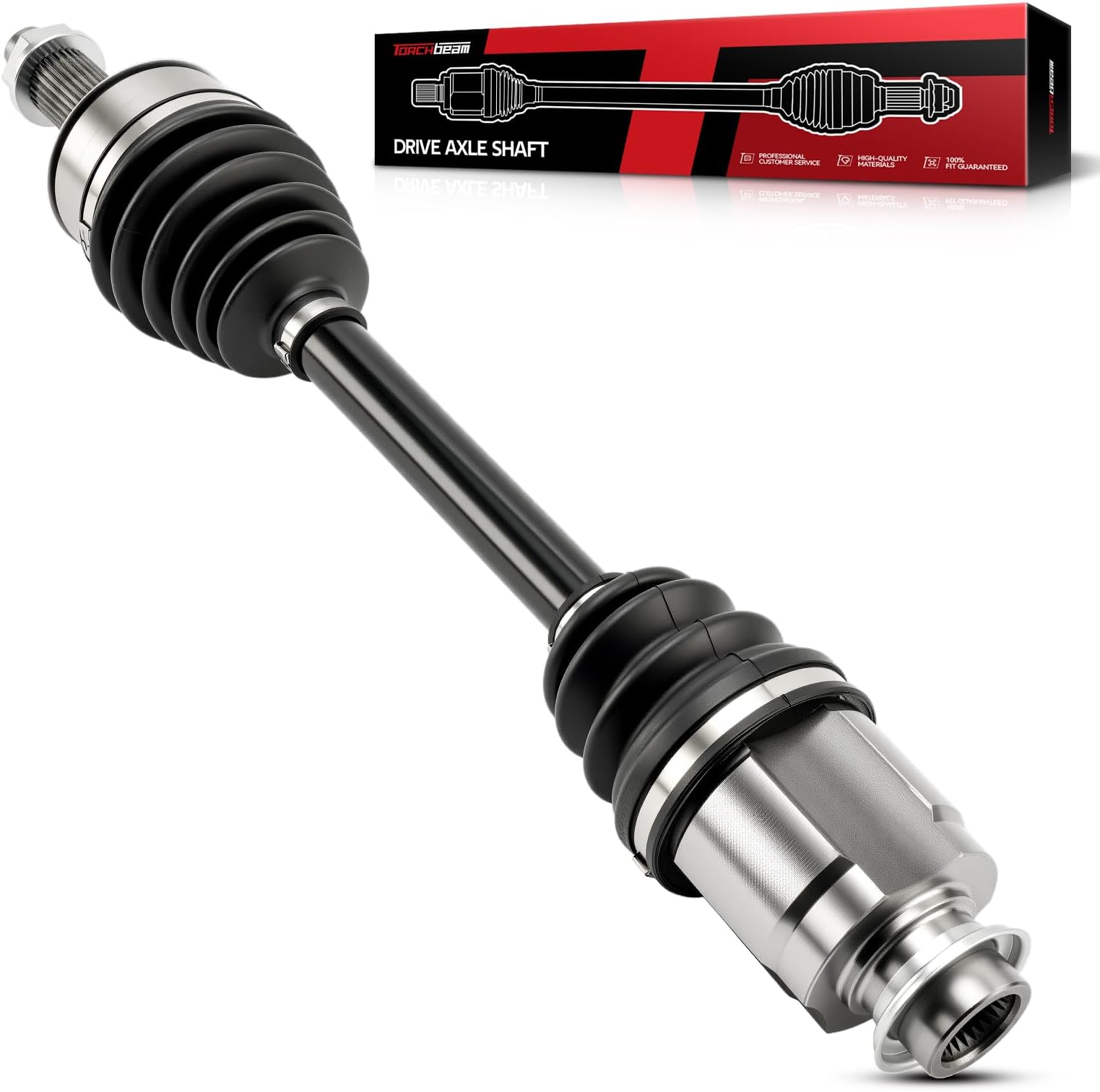 Torchbeam CV Axle Shaft Assembly Compatible with 2008-2017 Honda Accord 2.4L(2013-2017 Manual ONLY), 2009-2014 Acura TSX 2.4L(2014 Manual ONLY), 2014 Honda Civic EX Manual, Front Right CV Axle 66-4251