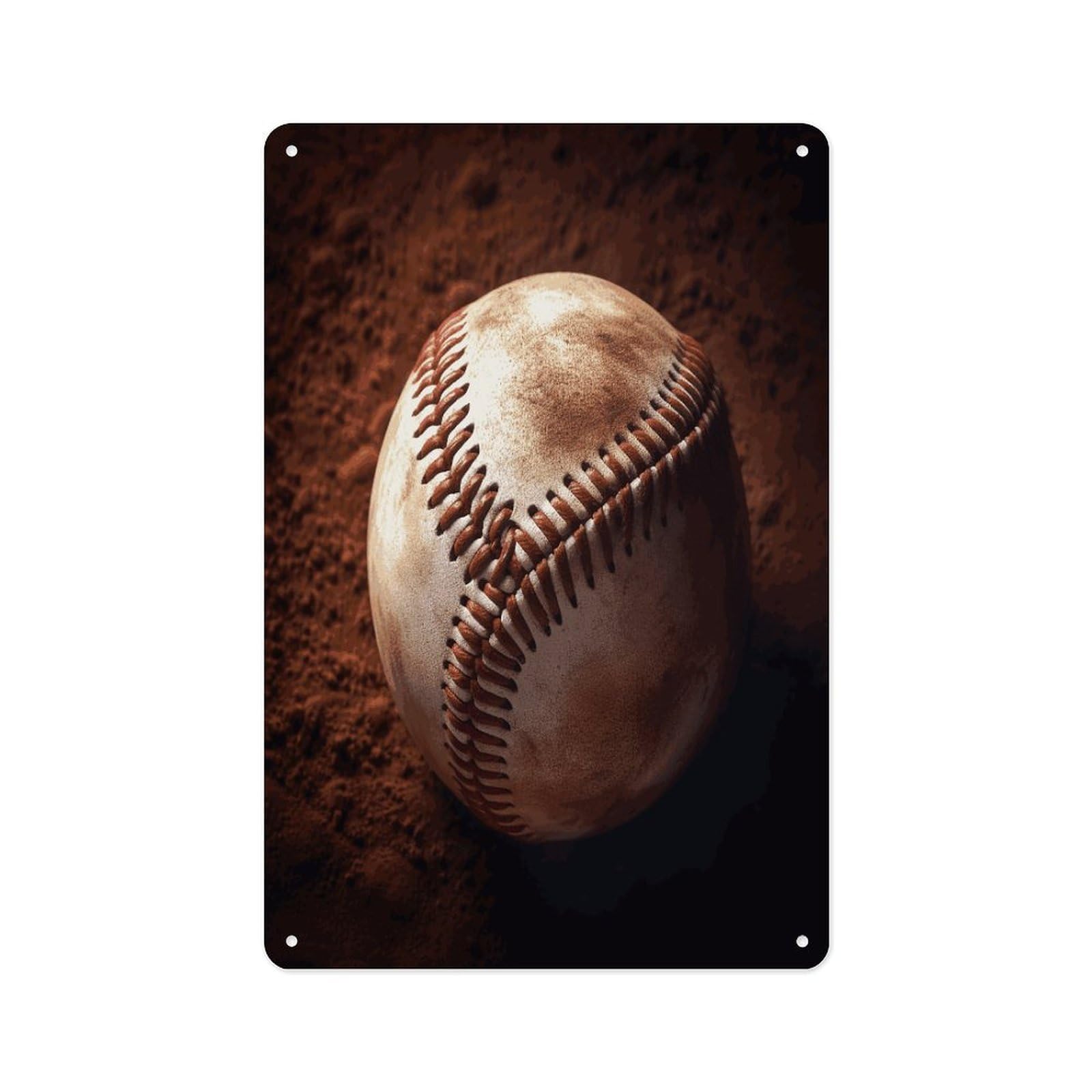 Fekiloot Style Baseball Wall Decor Metal Signs Tin Signs Poster