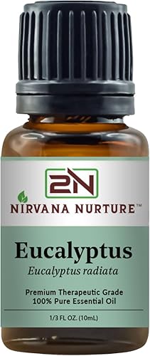 Aceite esencial de eucalipto 100% puro, grado terapéutico premium, sin diluir, difusor de aromaterapia para calma y relajación, cuidado de la piel,