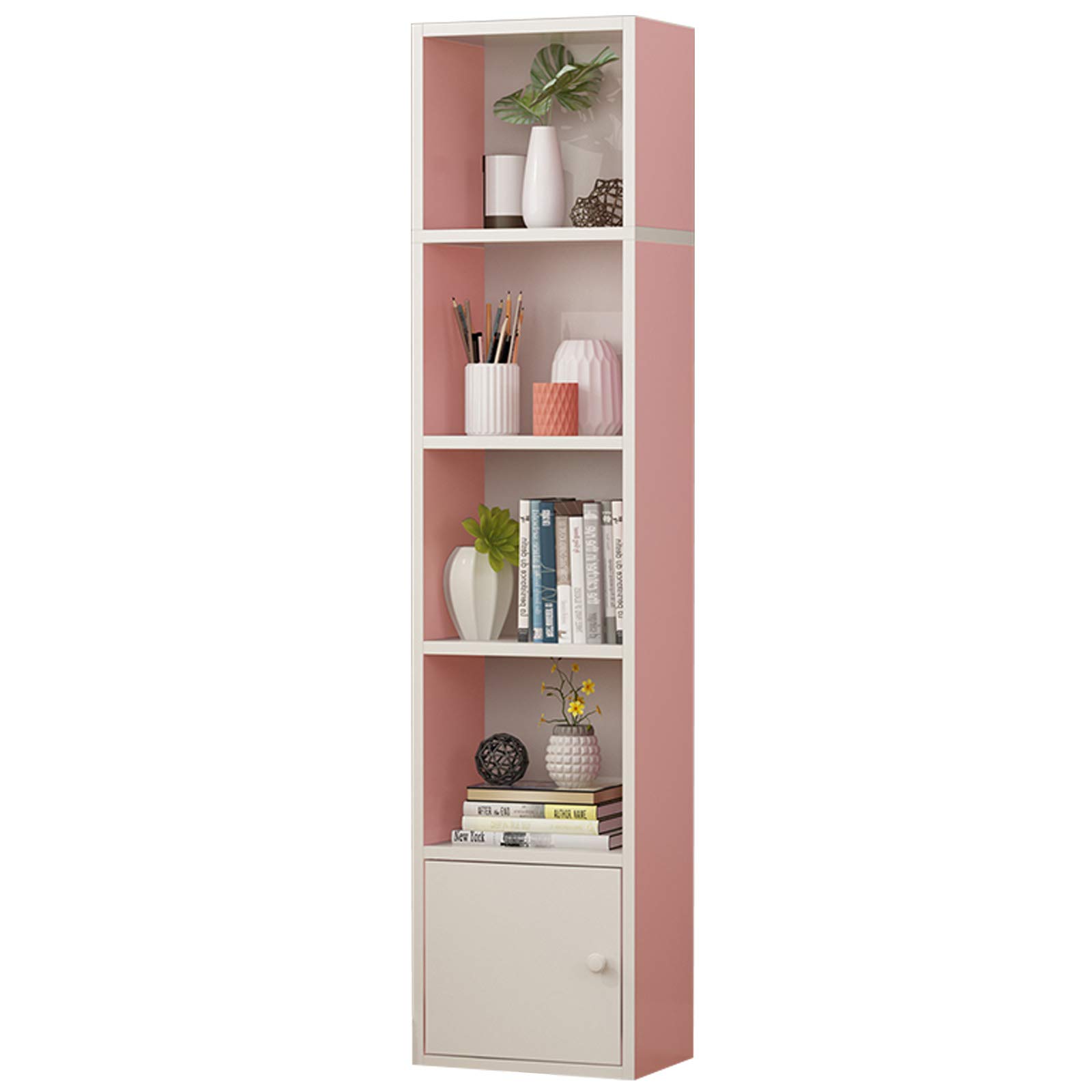 Libreria salvaspazio in legno per libri per bambini, libreria a 3/4/5/6 ripiani, soluzione ideale per riporre libri