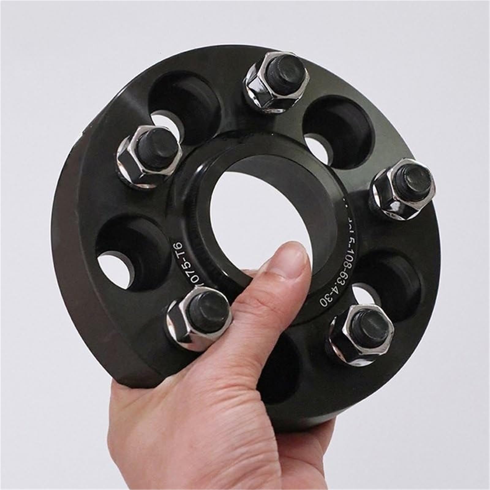 Uszczelka koła samochodowego 2 szt. 5 otworów, do Tesli, do modelu 3, do modelu Y Zestaw poszerzający dystanse kół 5x114,3 centrowany na piaście 64,1 mm M14x1,5 7075 aluminiowy adapter dystans