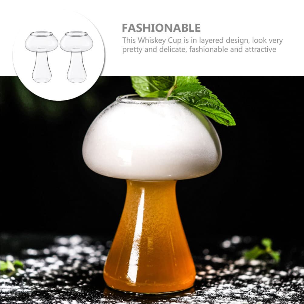 2 Stück Wellenform Glasbecher – Kreative Martini-Gläser, 300 Ml, Aus Borosilikatglas