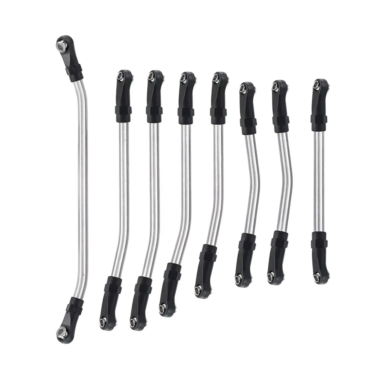 Rc Special Connecting Rod for Element for Enduro Ecto/Zuul 1/10 8Pcs Stainless Steel Hi-Clearance Suspension Linkage Steering Link Rod Set RC Car Parts Replacement