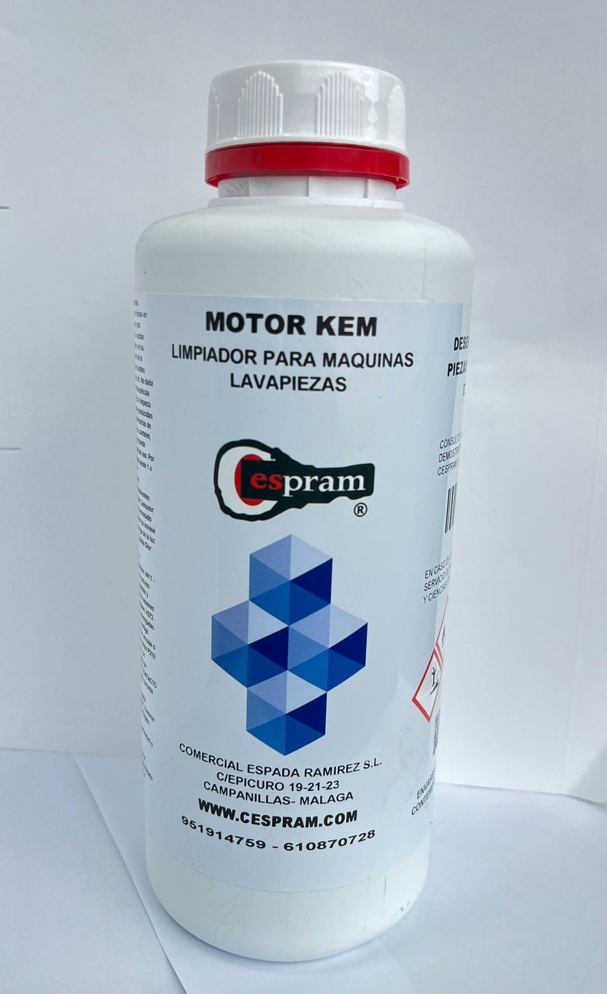 Desengrasante químico para motores. Motor kem. Envase de 1 litro/5 litros/10 litros. (5)
