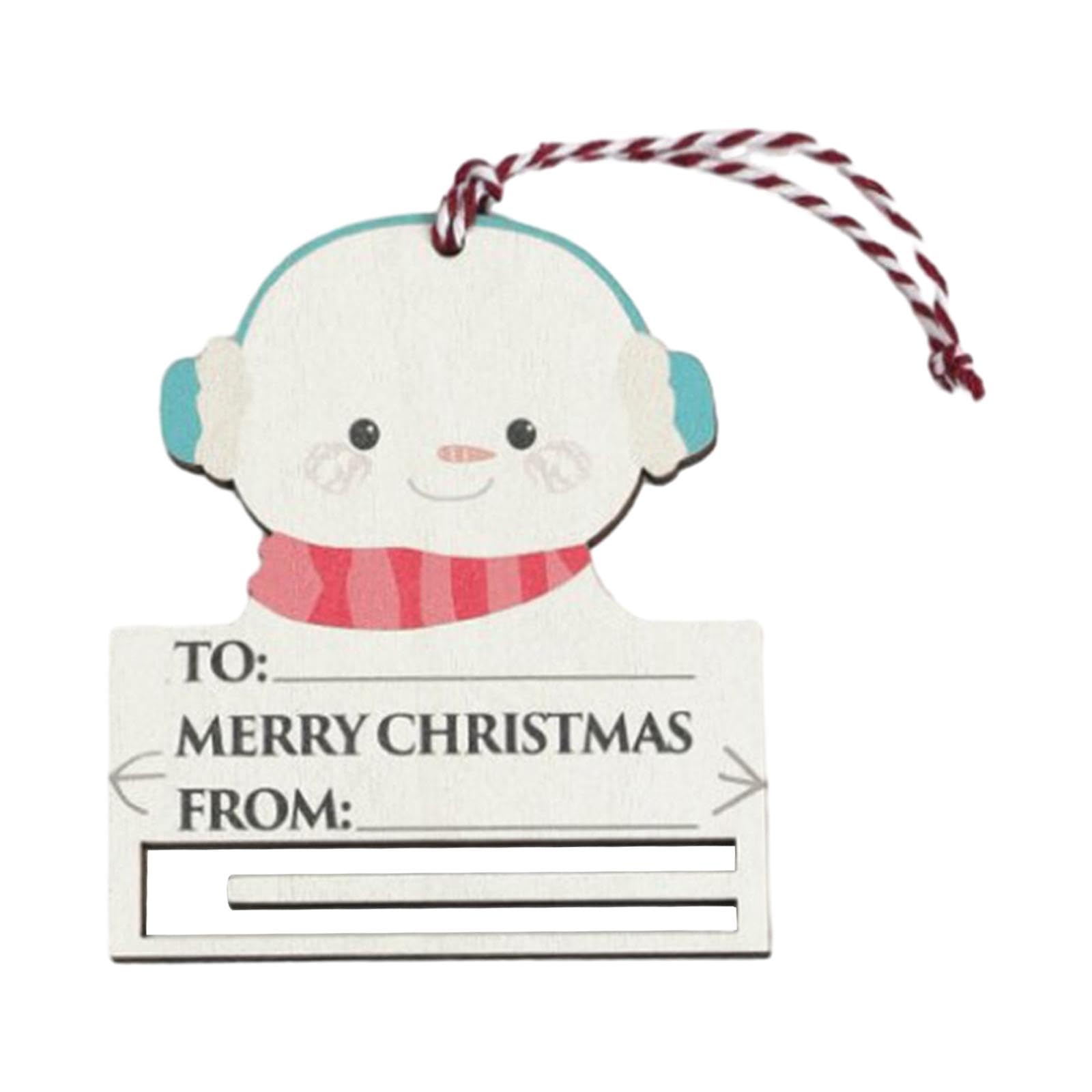 merishopp MERISHOPP®Christmas Money Holder for Cash Creative Wooden Money Clip Unique Decoration Snowman|Home & Garden | Holiday & Seasonal Decor| Christmas & Winter-picture-34