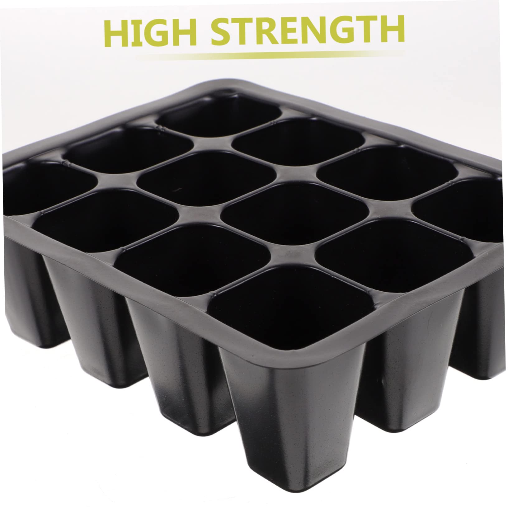 Sosoport 30 Pièces Boîte à Semis Tasse De Nutrition Plantes Plateaux De Culture De Plantes en Pots Récipient Couvercle Plateaux De Démarrage pour Plastique
