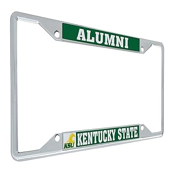 Desert Cactus Kentucky State University KYSU Thorobreds Thorobrettes NCAA Metal License Plate Frame for Front Back of Car Officially Licensed (Alumni)