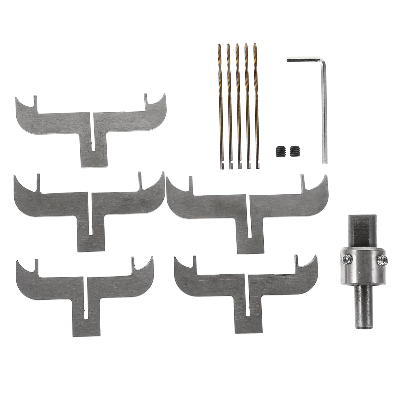 ULTECHNOVO Juego de Fresas para Pulseras y Madera, Brocas para Diy, Kit de Herramientas para Fresadora, Acero Duradero, Accesorios para Carpintería, Adecuado para Anillos y Cuentas de Madera