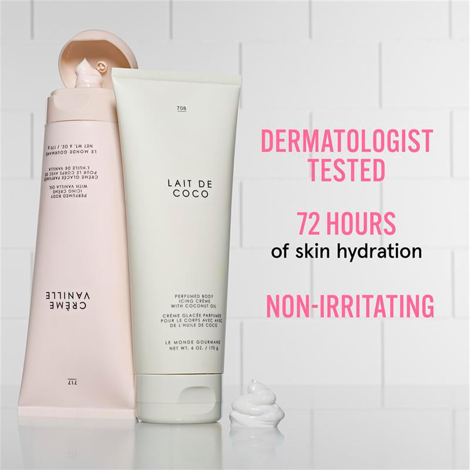 Le Monde Gourmand Crème Vanille Perfumed Body Icing Crème - 6 fl oz (177ml) - Vanilla, Floral, Sweet Notes - Image 6